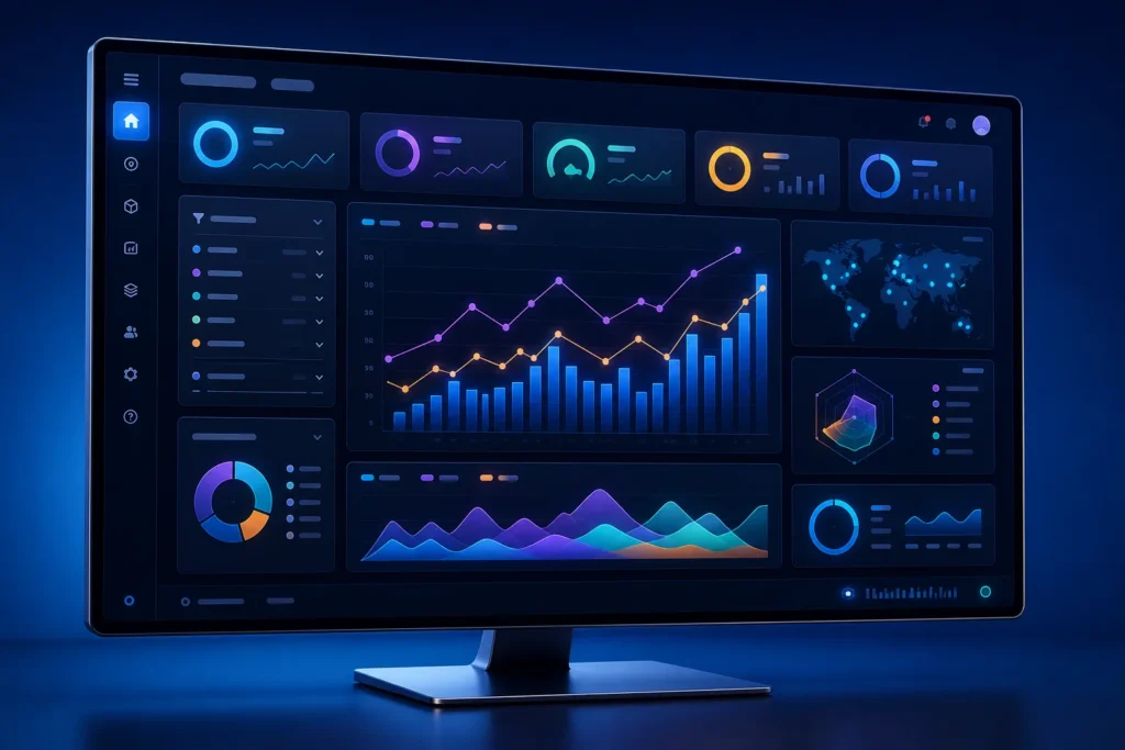 What features distinguish dashboard platforms from general-purpose data visualization tools?