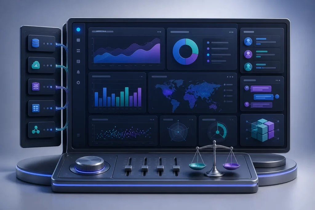 Which criteria should guide dashboard and visualization tool selection?